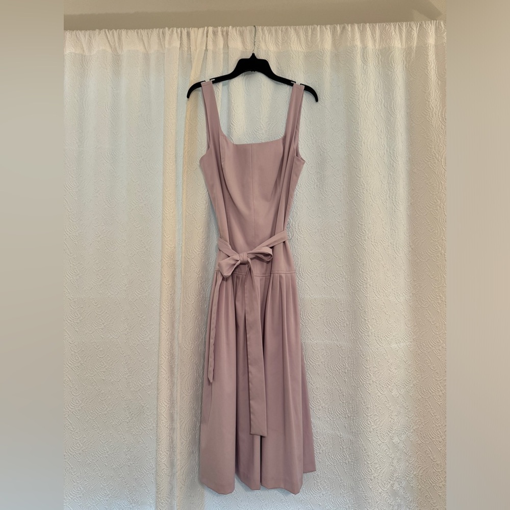 Light Purple Antonio Melani Midi Pleated Dress
